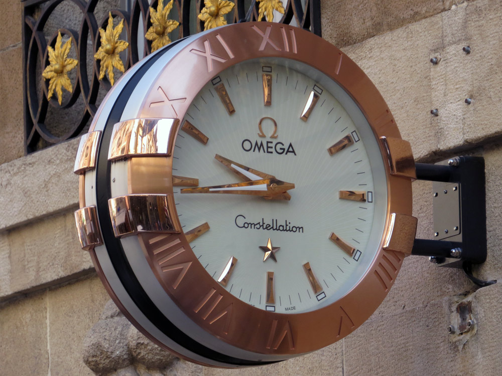 Pulkstenis „Omega”. Kurz veikals, Bāzele.