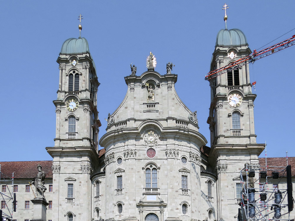 Einsiedeln Benediktiešu klosteris, Šveice 