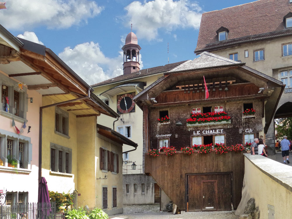 Gruyere ir slavens ar sieru ražotni, Šveice