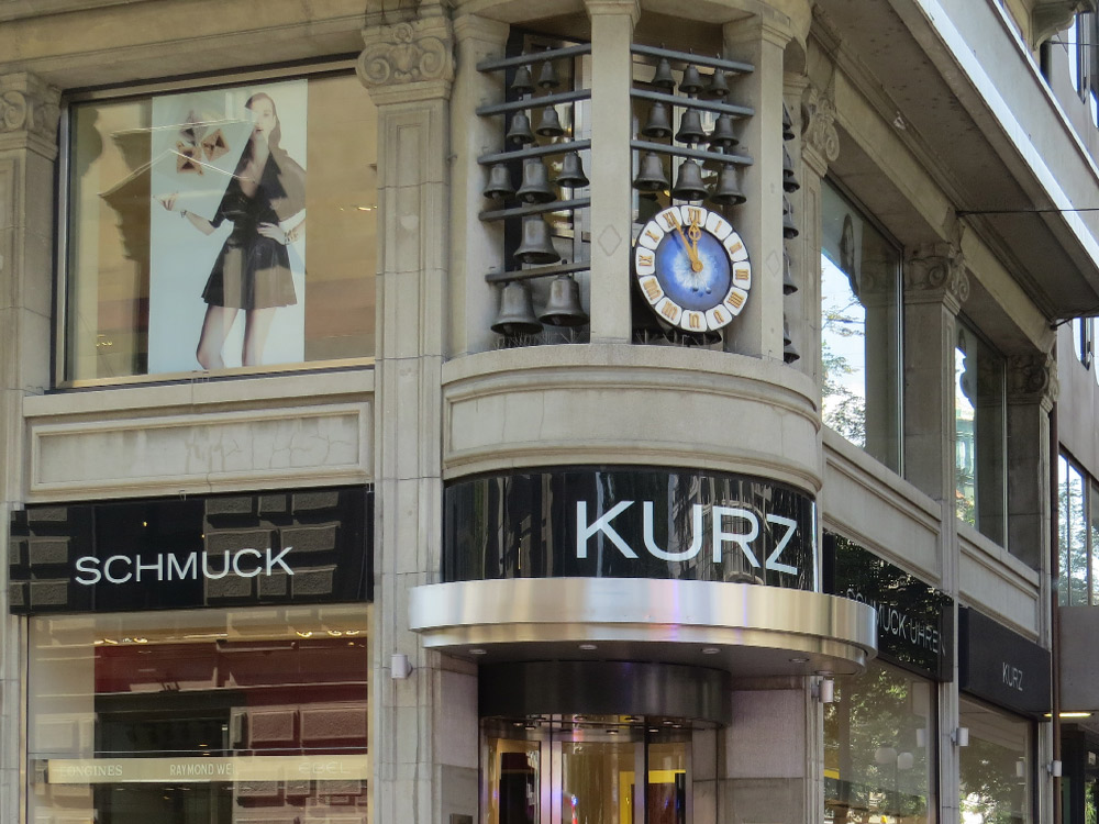 Luksusa veikala Kurz pulkstenis